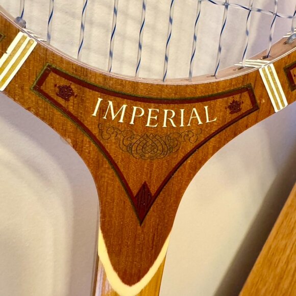 Vintage 1950s Tad Davis Imperial Tennis Racquet - Picture 3 of 11